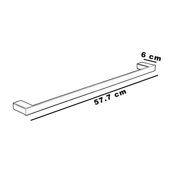 FONTANA UZUN HAVLULUK (MAT SİYAH) FJ-10505 - 2