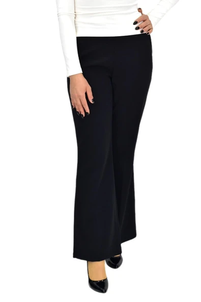 Kadın İspanyol Paça Beli Lastikli Kumaş Pantolon BGL-ST04321 ürün görseli