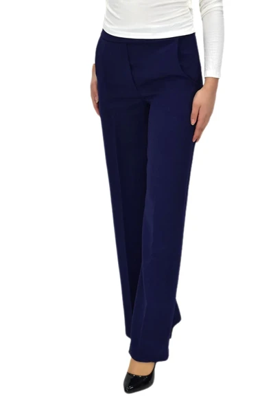 Kadın Bol Paça Beli Lastikli Kumaş Pantolon BGL-ST04322 - Resim 10