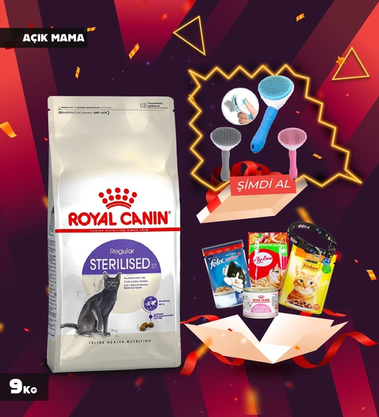 Royal Canin Sterilised 37 Kısırlaştırılmış Yetişkin Kedi Açık Mama 9 KG