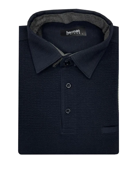 Regular Fit Erkek Gömlek Yaka Selanik Kazak-7131