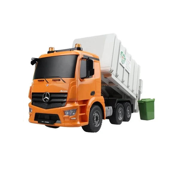 E560-003  Kumandalı Şarjlı Çöp Kamyonu 1:20 - 2