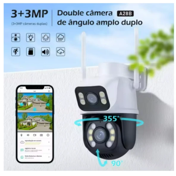 Ozmik CMR65-2 6MP PTZ WiFi kamera ile yeni bir gözetim seviyesi Dış Mekan Kamera - 3