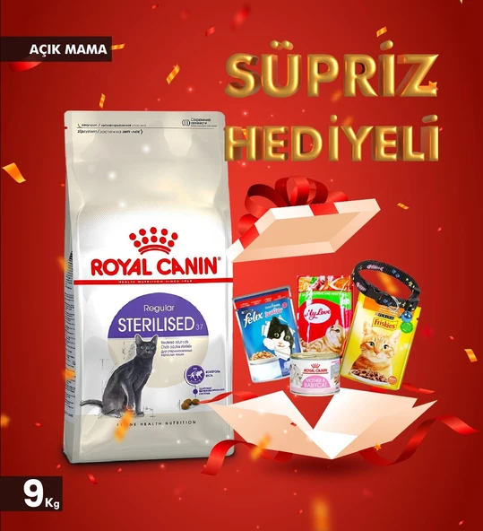 ROYAL CANİN STERİLİSED 37 KISIRLAŞTIRILMIŞ AÇIK KEDİ MAMASI 9 KG