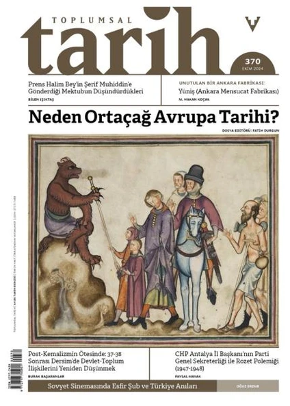 Toplumsal Tarih Dergisi 370 Ekim 2024
