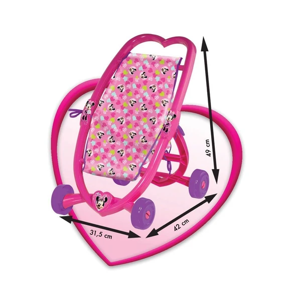 01961 Dede, Minnie Mouse Kalpli Puset - Resim 2