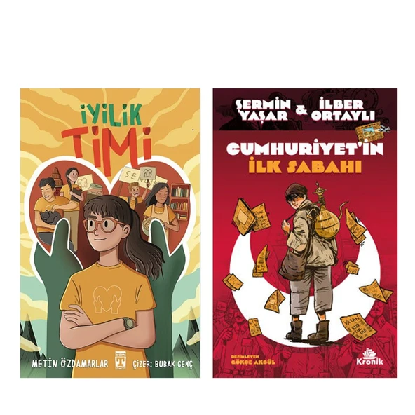Genç Timaş İyilik Timi ve Kronik Kitap Cumhuriyet in İlk Sabahı Seti 2 Kitap