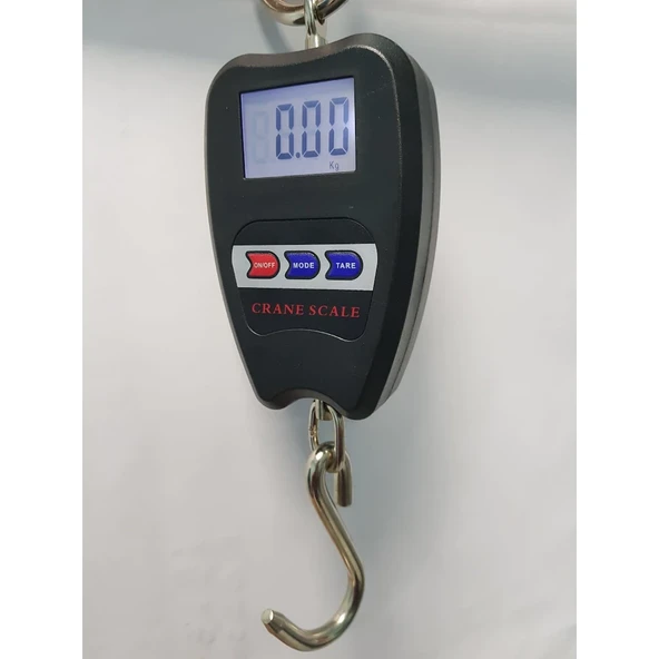 200 KG ASKILI KANCALI VİNÇ TERAZİ-PİLLİ-2 YIL GARANTİLİ