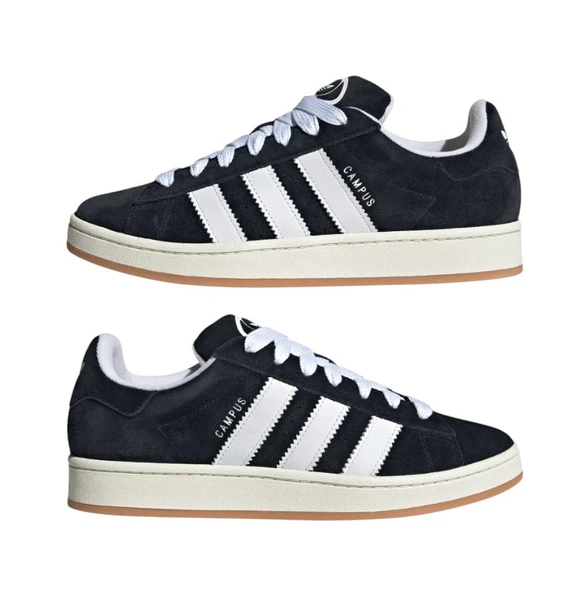 Adidas Campus 00S - Siyah Beyaz Günlük Spor Ayakkabı HQ8708 - Resim 8