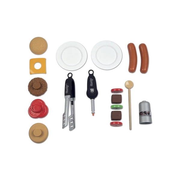 7600312001 Smoby, BBQ Grill - Barbekü / 3-8 yaş **OYUNCAK** - 3