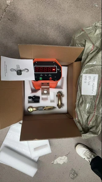 3 TON ASKILI VİNÇ BASKÜL KANTAR-AKÜLÜ MODEL-2 YIL GARANTİLİ - 7