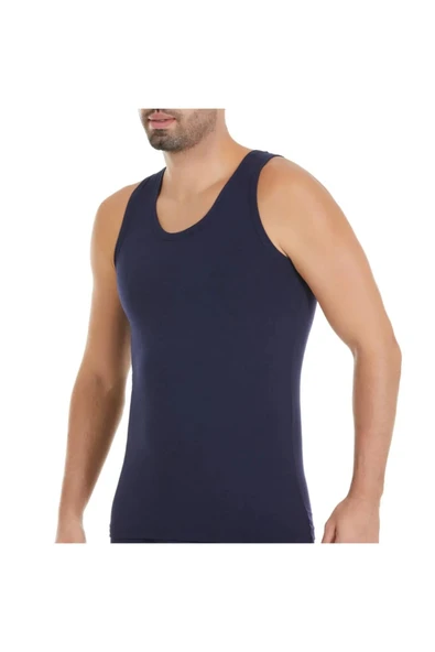 Yıldız Erkek Modal Likralı Askılı Atlet 70/74 - 6 Adet  Siyah 3XL - 9