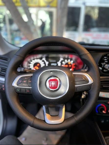 Dikmeli Direksiyon Kılıfı Araca Özel Fiat Egea Uyumlu Özel ürün görseli 1