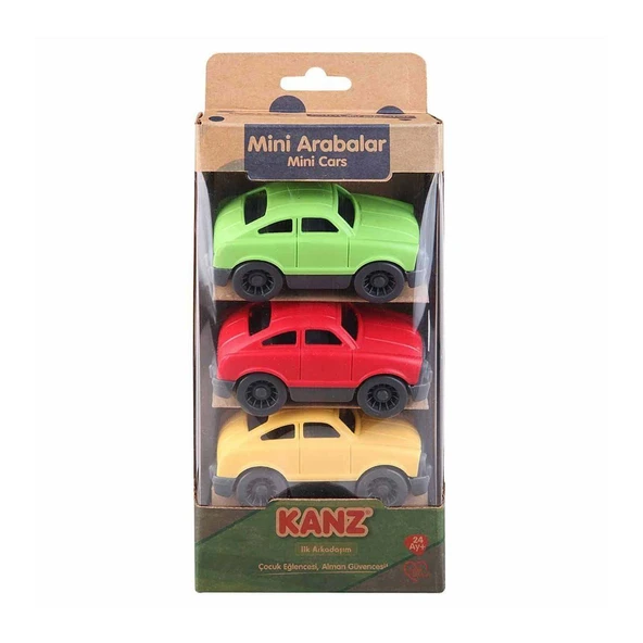 30812 Kanz 3'lü Mini Arabalar / +24 ay - 2