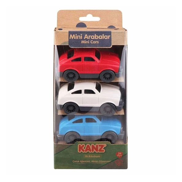 30812 Kanz 3'lü Mini Arabalar / +24 ay - 1