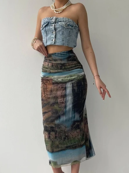 Lara Transparan Midi Etek - 2