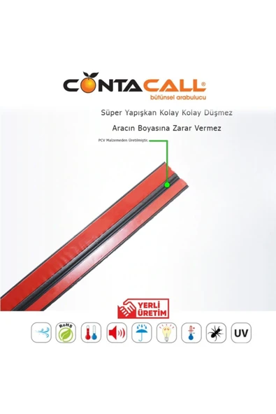 Üniversal Oto Kenar Fitilleri,ön Cam,arka Cam Ve Sunroof Fitili 5 Metre - 4