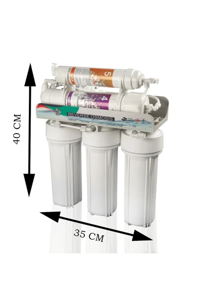 WaterMelon  Dominar 10 Aşama Pompalı Metal Tank'lı Su Arıtma Cihazı - Resim 4