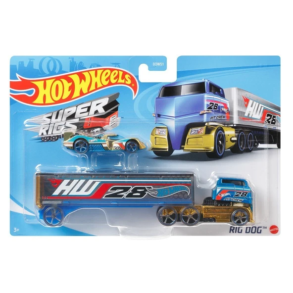 BDW51 Hot Wheels Taşıyıcı Tırlar / Asorti Seçilemez. - Resim 3