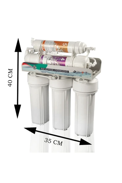 WaterMelon  Dominar Yüksek Akış Kapasiteli 10 Aşama Vontron Membran Teknolojili Su Arıtma Cihazı - Resim 4