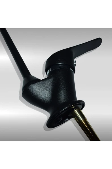 WaterMelon  Su Arıtma Cihazı Için Lüks Avrupa Aç Kapa Siyah 320 gram Princ Ankastre Musluk - Resim 4