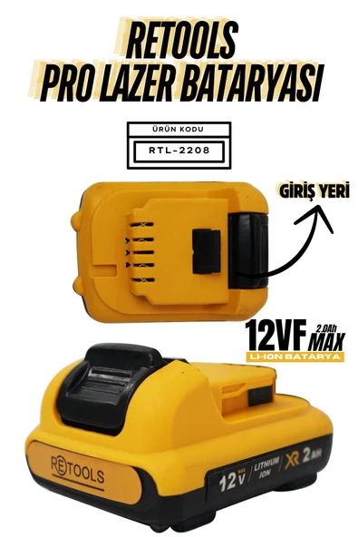 PRO LAZER BATARYASI 21V/2.0AH ürün görseli 1
