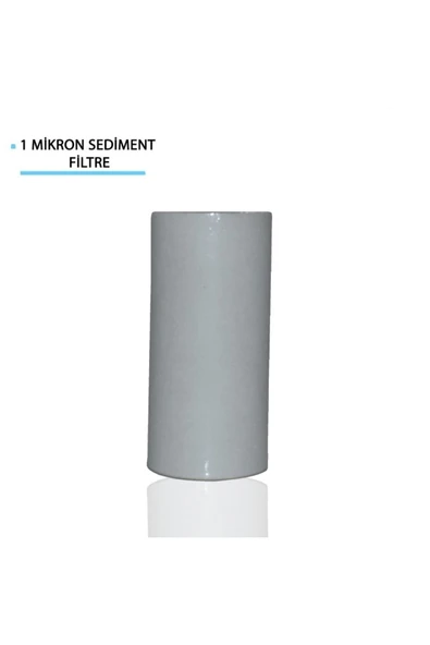 WaterMelon  Daire Bina Sayaç Girişi 5" Inc 1 Aşama (1m Sediment ) Yedek Filtre Seti - Resim 2