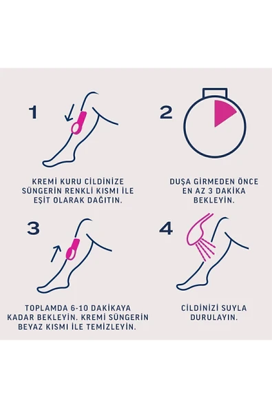 Veet Pure Duşta Tüy Dökücü Krem 150 ml - 5