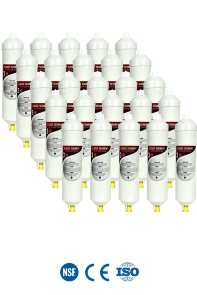 WaterMelon  Kapalı Kasa Su Arıtma Cihazı Yeni Seri Inline 5 Aşamalı Filtre 25 Takım Set - Resim 3