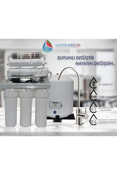 WaterMelon  Dominar 10 Aşama Pompalı Metal Tank'lı Su Arıtma Cihazı - Resim 3