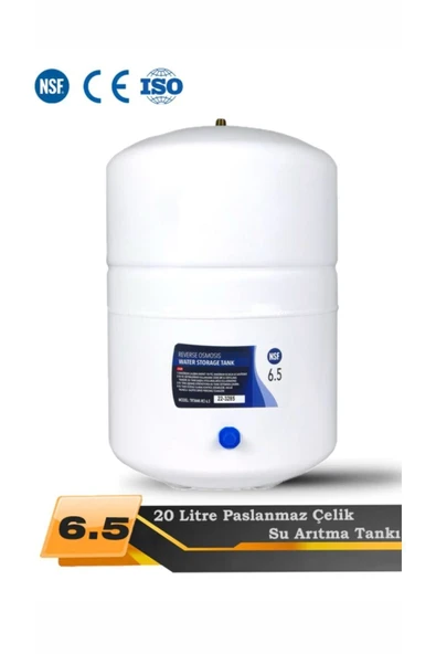 WaterMelon  Su Arıtma Cihazı Nsf Onaylı Metal Genleşme Tankı (20 Litre)