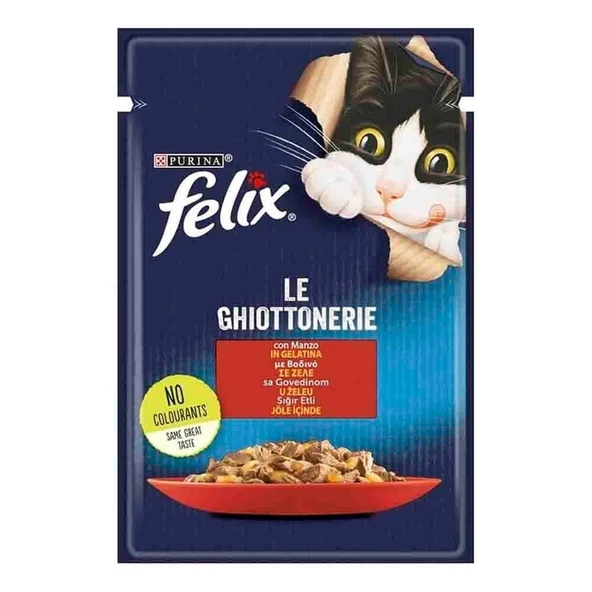 Felıx Kedı Jöle Içınde Sıgır Etlı Pouch 85 Gr