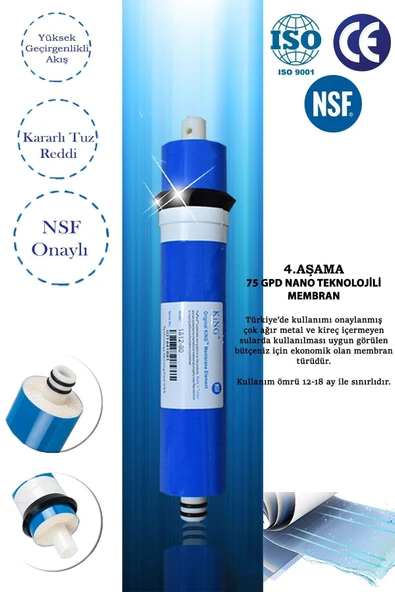 WaterMelon  Wm21 Premium Ultramineral Ters Osmoz Metal 8 Litre Çelik Tanklı Su Arıtma Cihazı - Resim 5