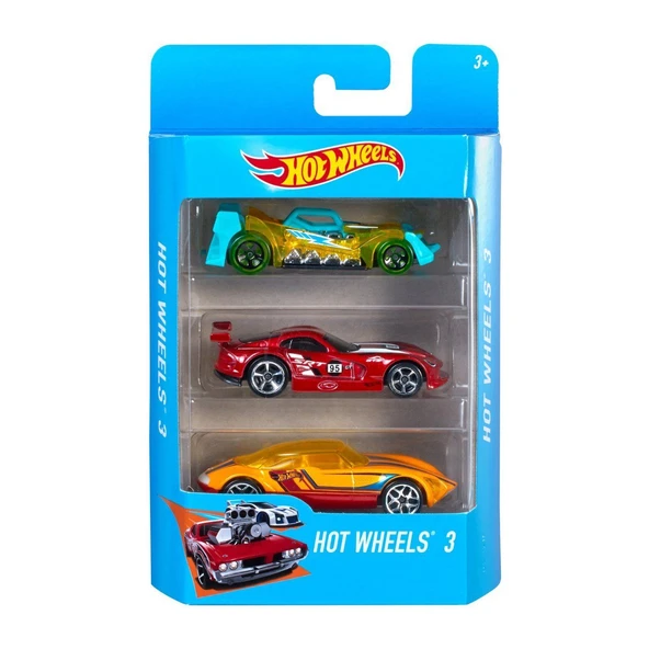 K5904 Hot Wheels 3'lü Araba Seti - 1 Adet Stokta Olan Gönderilir - 2