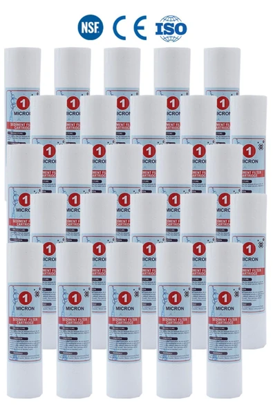 WaterMelon  Açık Kasa Su Arıtma Cihazı 10 Inc 1 Mikron Sediment Spun Filtre (25 ADET) ürün görseli