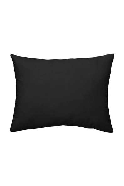 Siyah %100 Pamuklu 2 Adet 50x70 Yastık Kılıfı