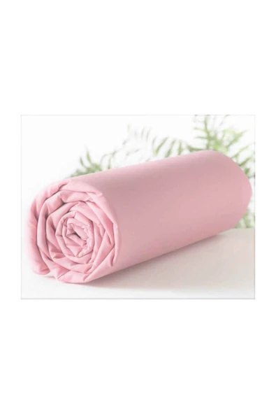 Lastikli Pembe Çarşaf
