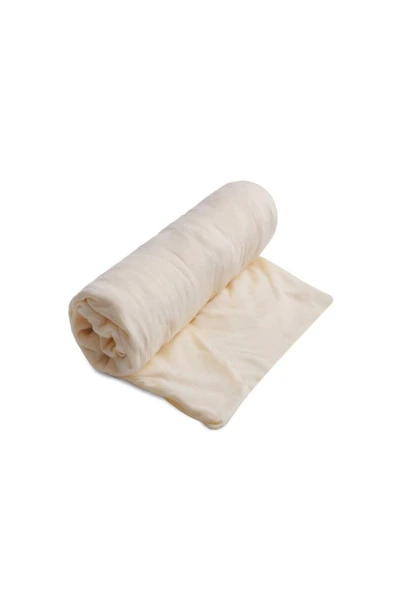 Lastikli Pamuklu Penye Bebek Çarşafı 70 X 140 Cm Krem
