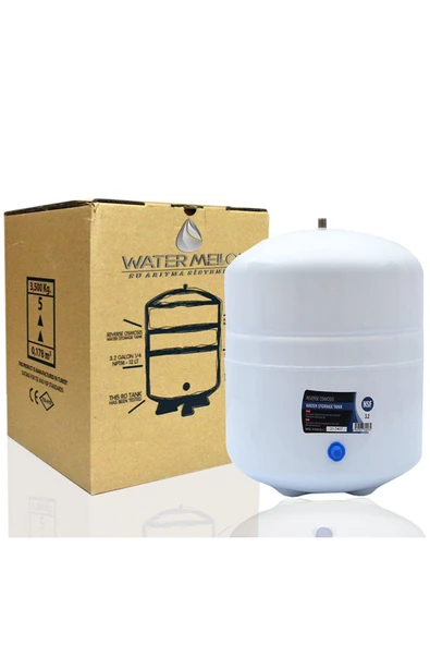 WaterMelon  Su Arıtma Cihazı Metal Genleşme Su Tankı Su Arıtma Deposu 12 Lt Vana Hediyeli - Resim 2