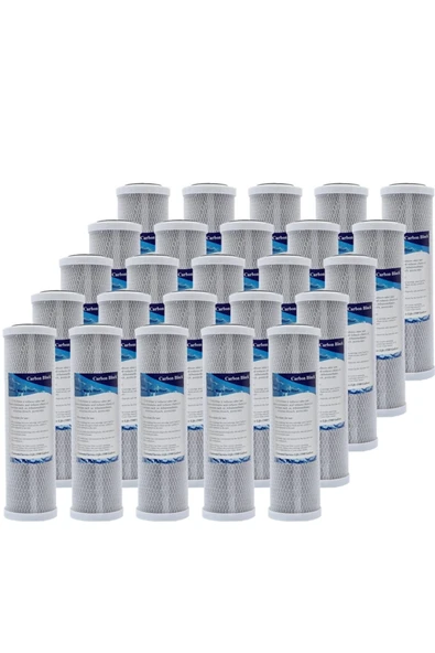 WaterMelon  Açık Kasa Su Arıtma Cihazı 3 Aşama Çift Karbon Toptan Filtre Seti ( 25 Takım ) - Resim 4