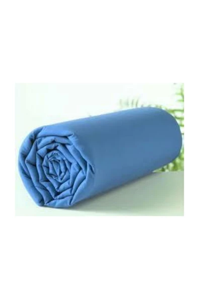 Tek Kişilik Lastikli Mavi Çarşaf