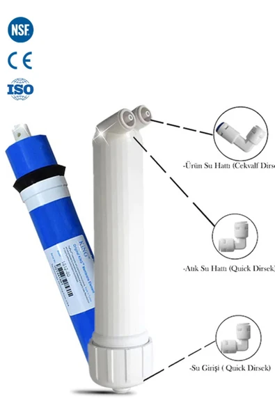 WaterMelon  Su Arıtma Cihazı Membran Ve Membran Kabı Yenileme Kiti ürün görseli