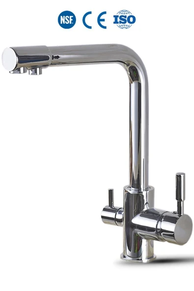 WaterMelon  Yeni Nesil 3 Yollu Arıtma Bataryası Şebeke Ve Arıtma Çıkışlı Su Arıtma Cihazı Musluğu ürün görseli