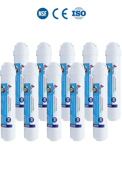 WaterMelon Su Arıtma Cihazı Filtresi Nsf Onaylı 1840 Mesh Karbonlu Tatlandırıcı Son Karbon Filtre ( 10 Adet ) ürün görseli