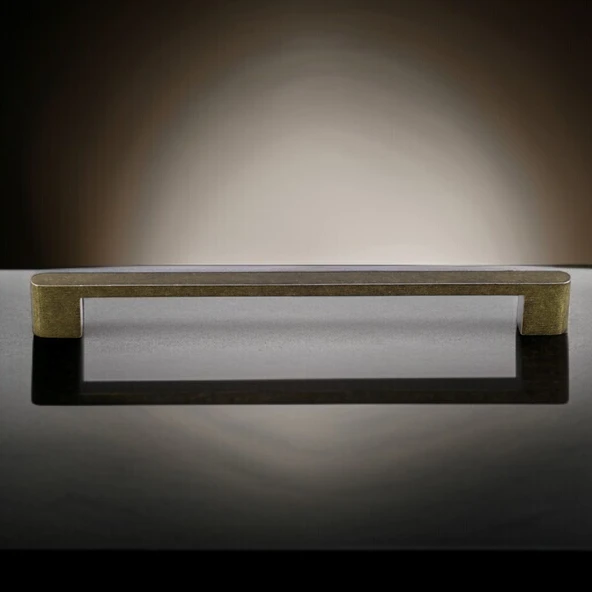 Uhud Kulp 160 mm Antik Sarı Metal Mutfak Mobilya Çekmece Mutfak Dolap Dolabı Kulpları Kapak Kulbu - 6