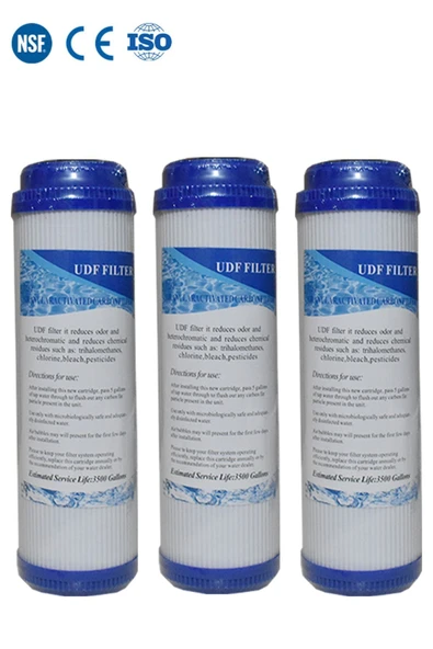 WaterMelon  Açık Kasa Su Arıtma Cihazı Udf Gac Karbon Filtre (3 ADET) ürün görseli