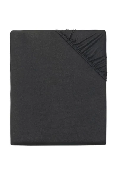 Battal Boy Lastikli Çarşaf Siyah ürün görseli