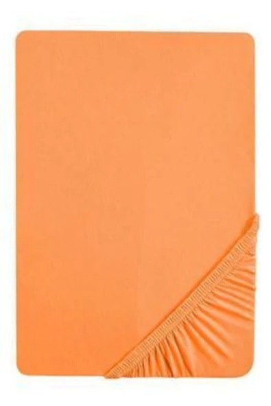 Lastikli Pamuklu Penye Bebek Çarşafı 70 X 140 Cm Turuncu