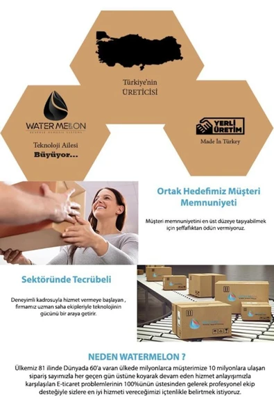 WaterMelon  Açık Kasa Su Arıtma Cihazı Udf Gac Karbon Filtre (3 ADET) - Resim 2