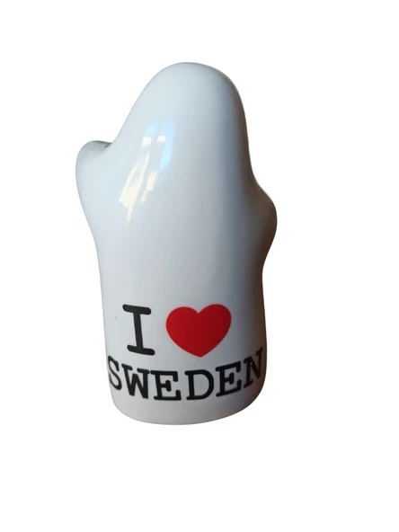 Hayalet Porselen Tuzluk & I Love Sweden Temalı - 5